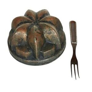 Antique 1860s Civil War Era Militaria Cast Iron 3-Tine Field Utensil Fork